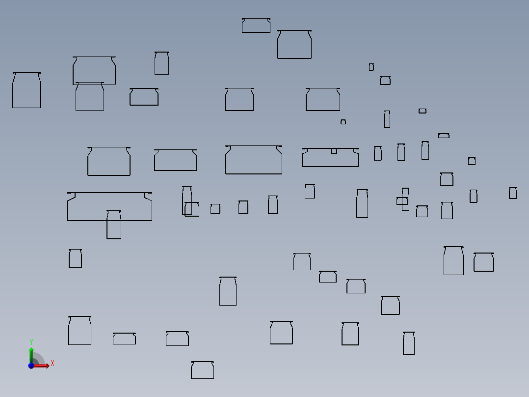 线槽55款前视图