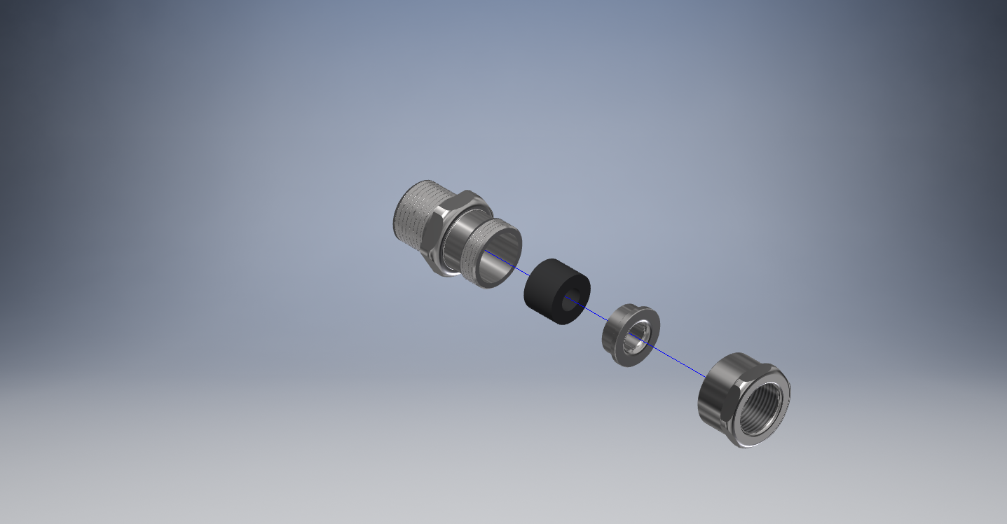 霍克501-421-Os-M20不锈钢电缆密封套