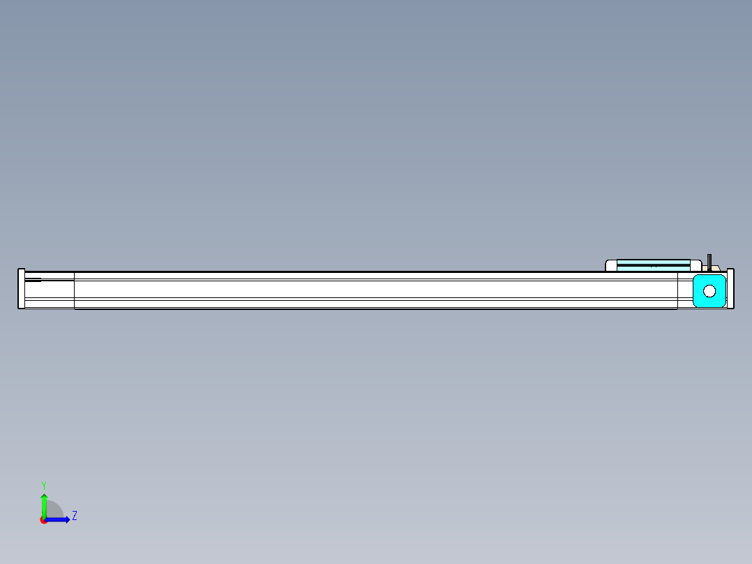 欧规系列-LB6A-L130-S950-BL-ZP40-C3左视图
