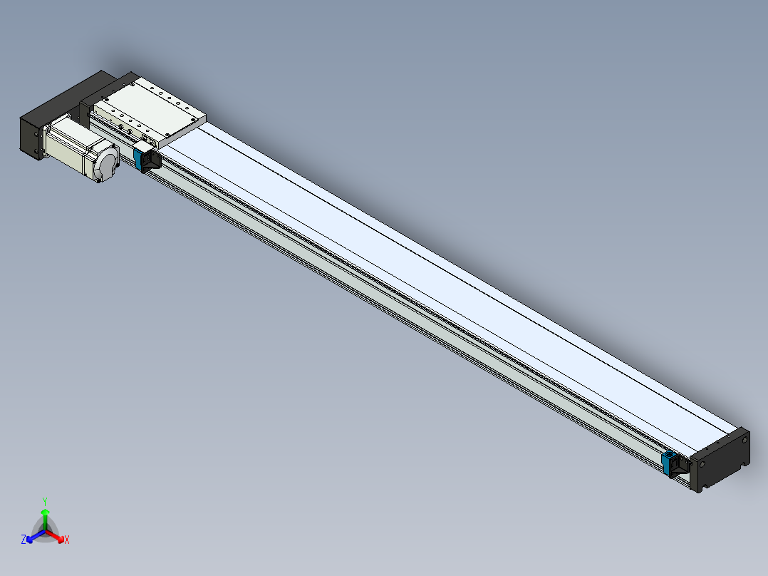 模组FSL120 E1200 10C7-BL-T40正等轴测图