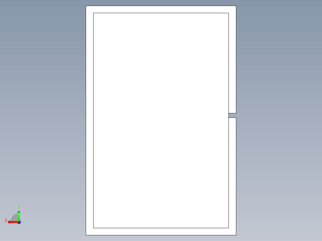 天车动梁五轴大龙门加工中心8030俯视图