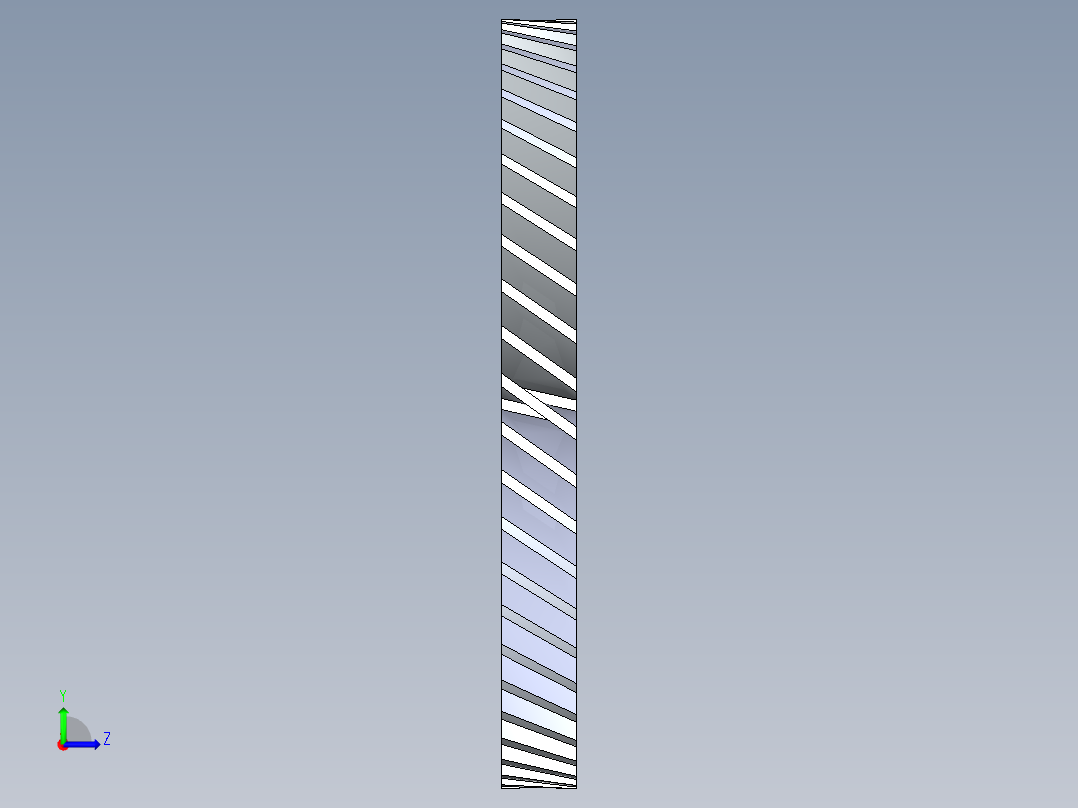 涡轮 叶片 涡扇 (29)左视图
