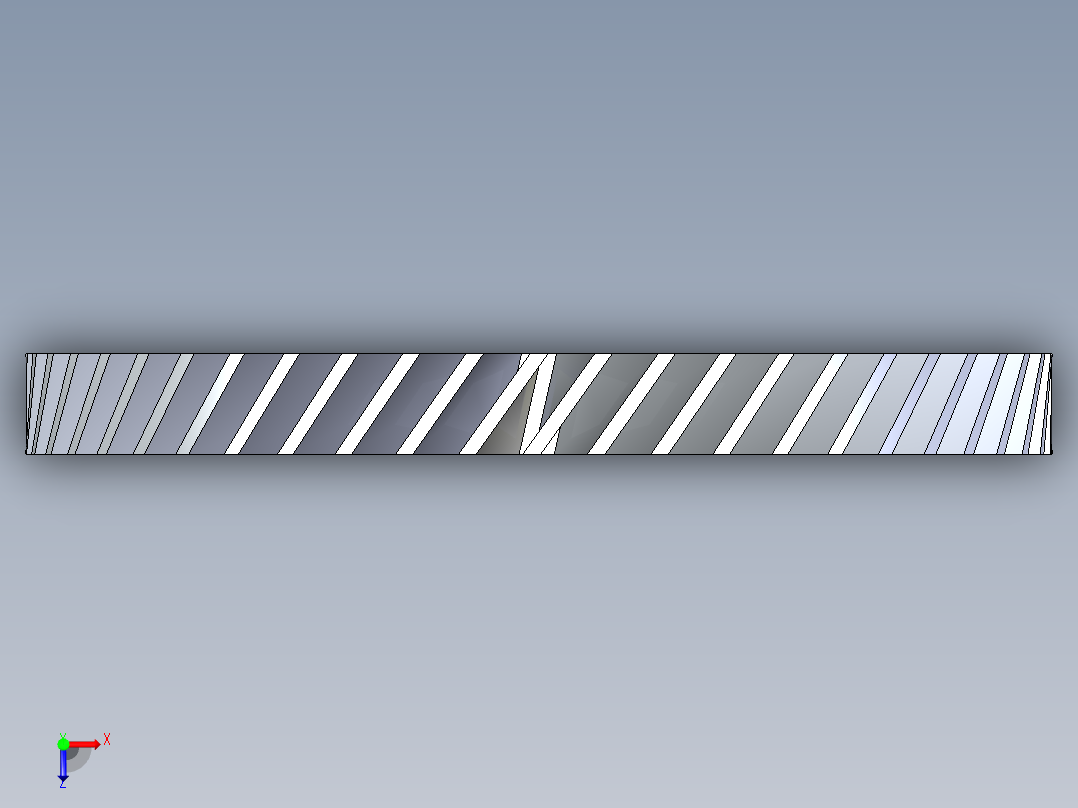 涡轮 叶片 涡扇 (29)俯视图