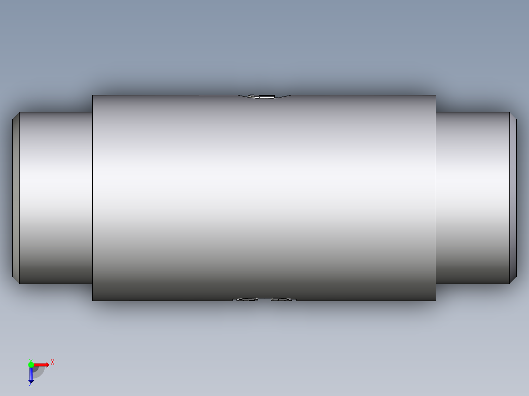 卡套式工业通用硬管接头EO_Weld_bulkhead_fitting_ESV22L71X俯视图