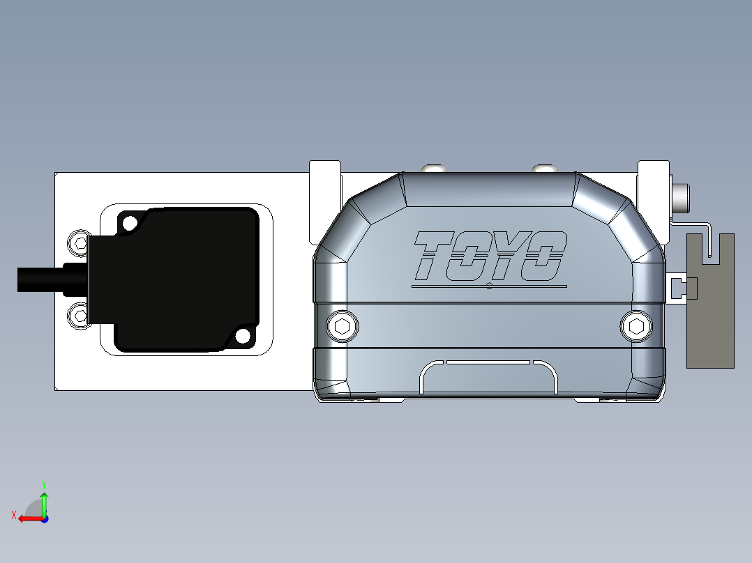 Toyo东佑达直线模组-ETH12-750-BL-100W后视图