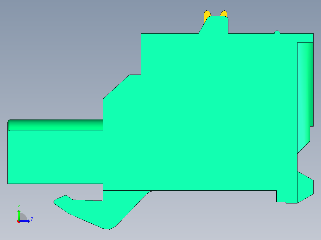 DEGSON 2EDG 系列 5.0mm 可插拔接线端子组-2EDGKDB-5.0-22P-14-00AH左视图