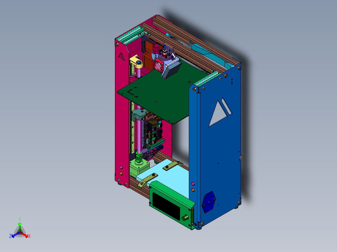 打印200x200x250开源<span style='color: red'>3D</span><span style='color: red'>打印机</span>