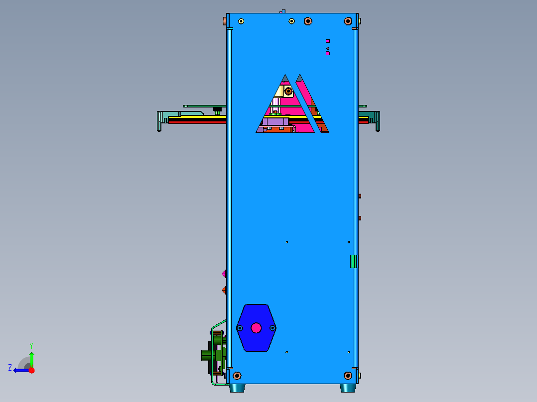 打印200x200x250开源3D打印机右视图