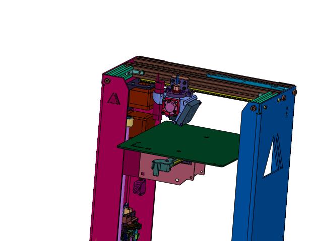 打印200x200x250开源3D打印机