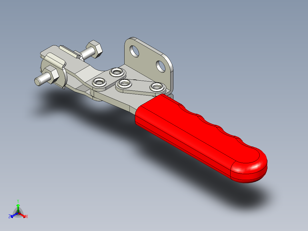 水平式夾鉗SSP(K)-<span style='color: red'>3D</span>多系列多零件图纸模型