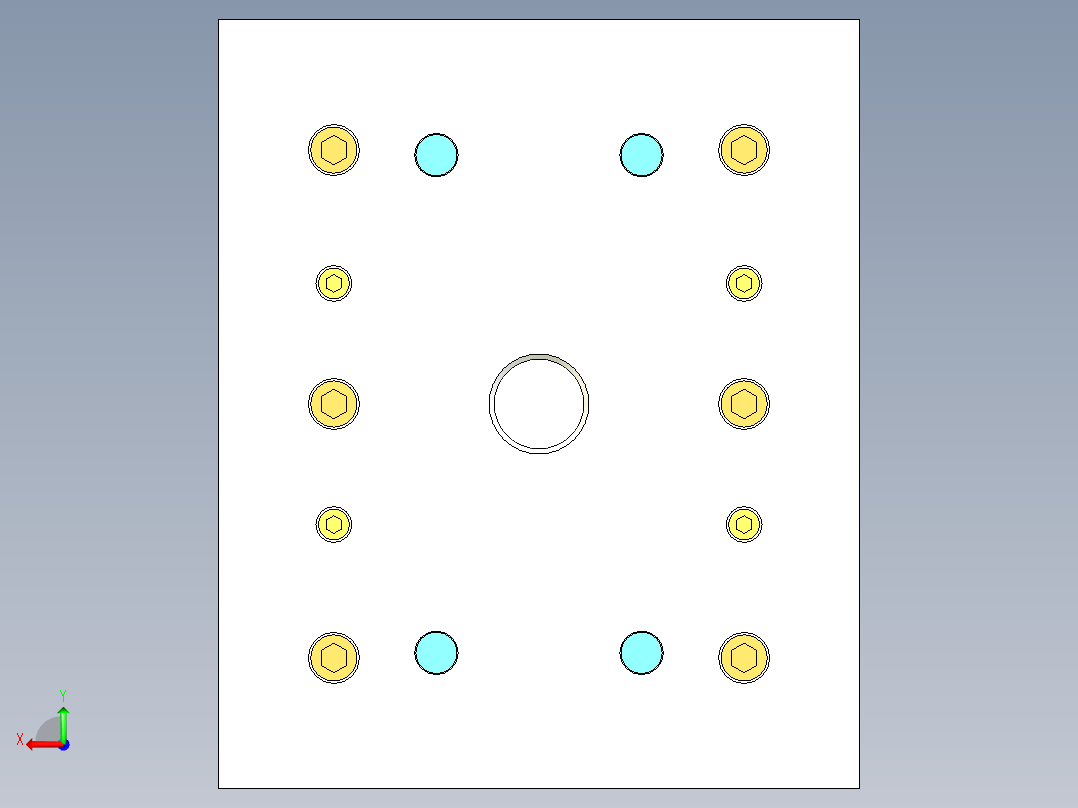 绝缘板注塑模具设计图纸-一模四腔含三维UG模具+CAD图纸+说明书后视图