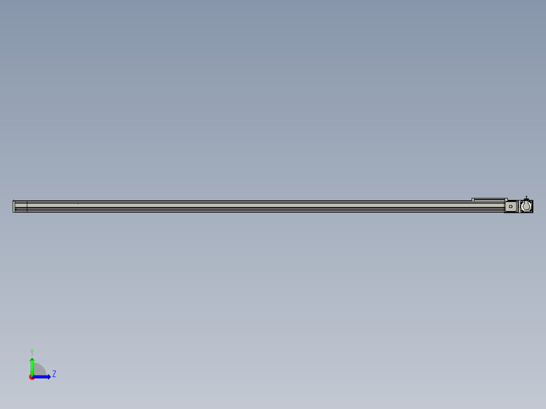 欧规系列-LB8-L75-S3100-BL-ZP75-C3左视图