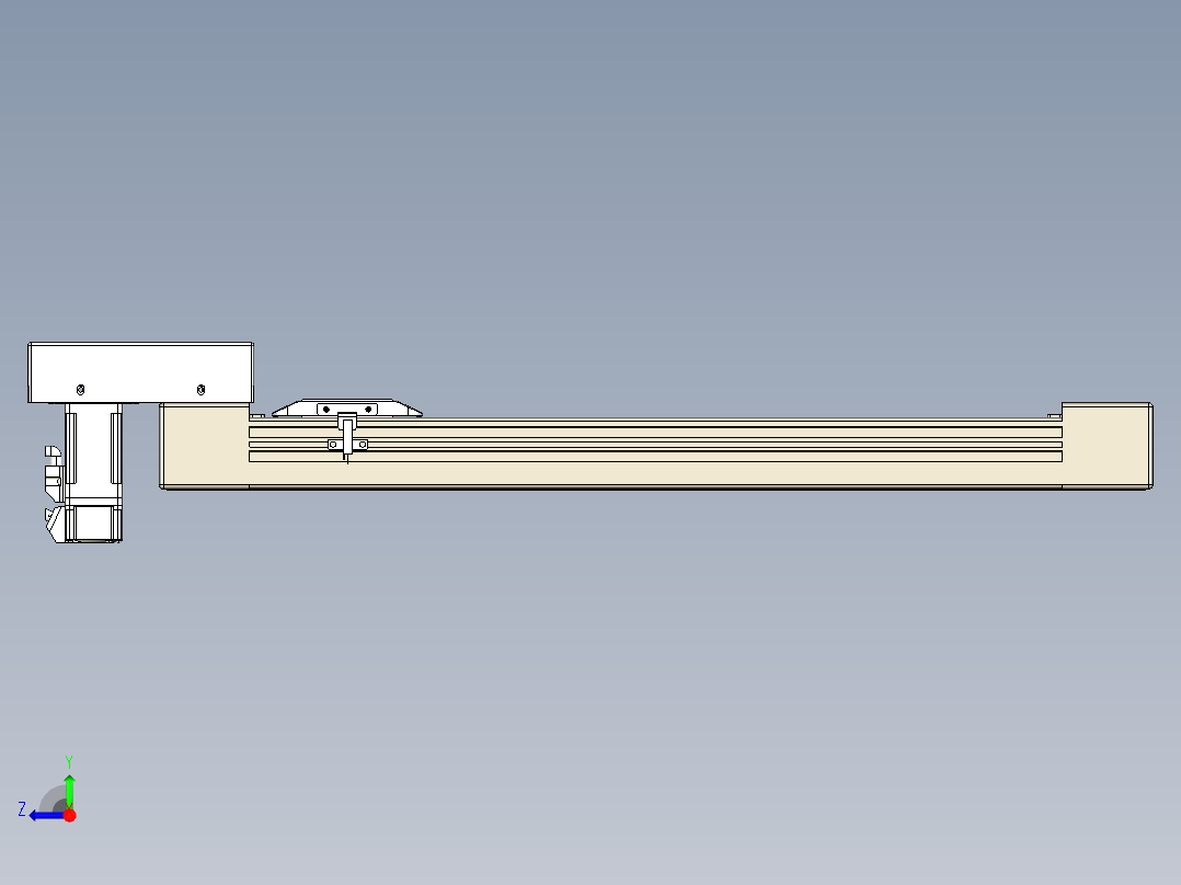 同步带全封闭直线模组TPA-HCB-65S-90-L400-M-C-P10-N3右视图