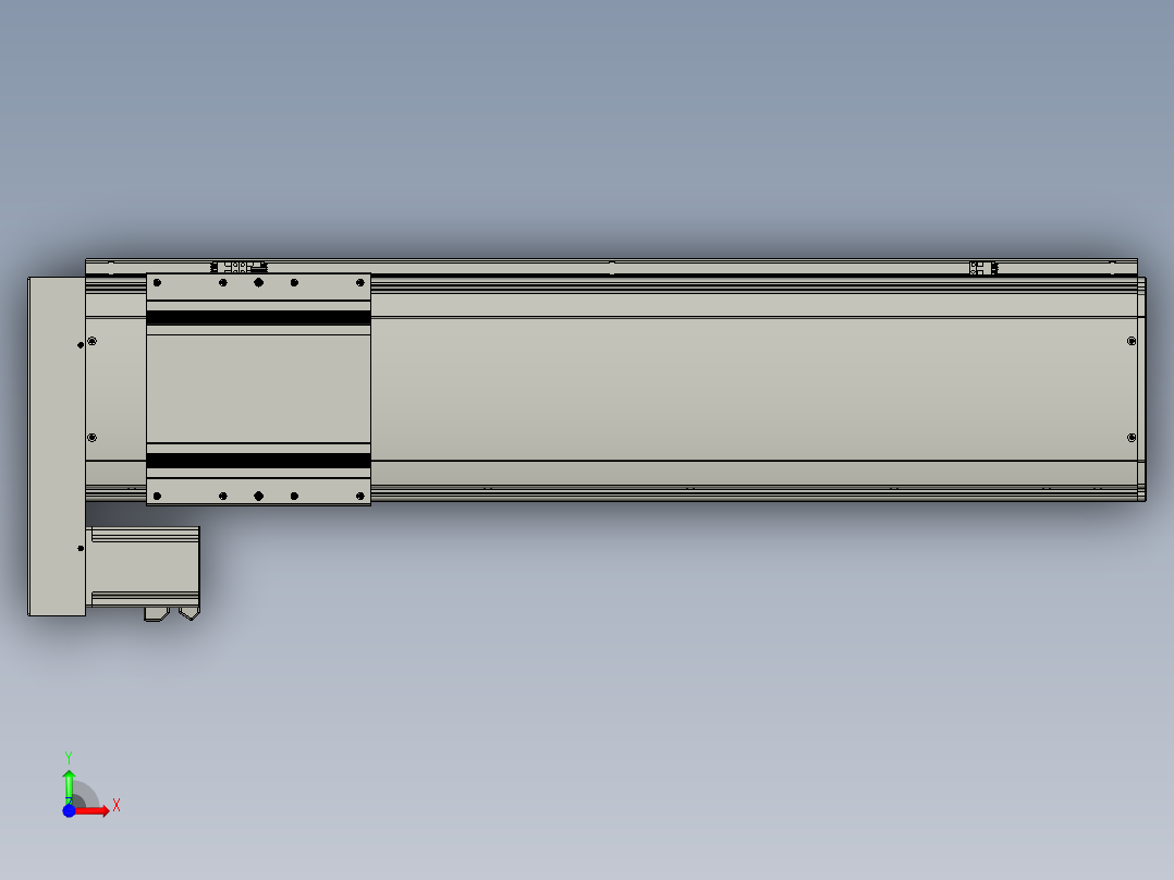 VF丝杆传动-一般环境VF22-S700-BL前视图