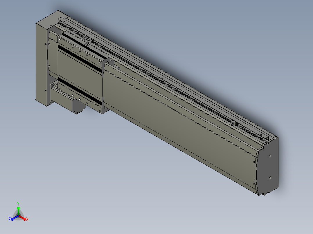 VF丝杆传动-一般环境VF22-S700-BL正等轴测图