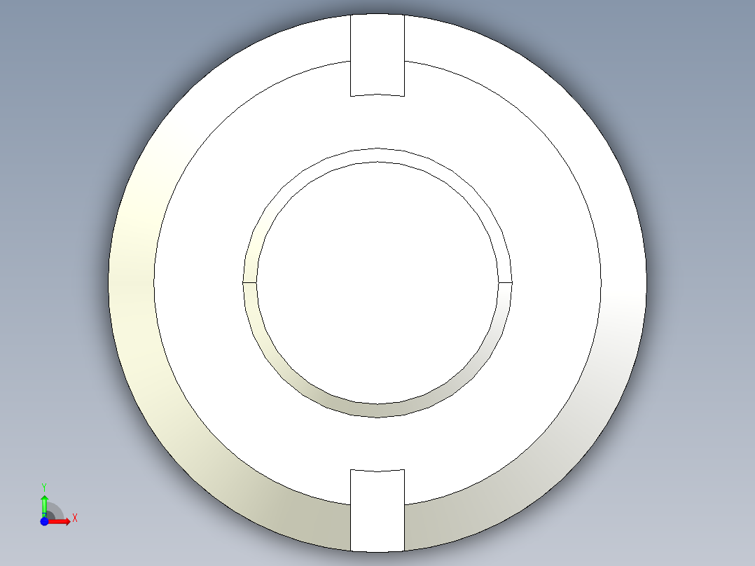 分割定位柱(無卡鎖D)2212-3D多系列多零件图纸模型前视图