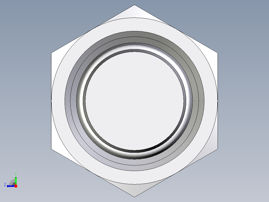 卡套式工业通用硬管接头EO_Blanking_plug_with_nut_for_cones_VKAM30SCF右视图