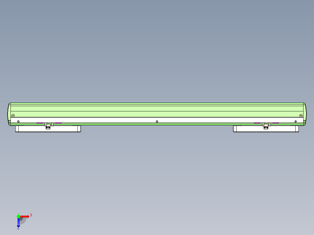 威洛博LC系列3d模型模组2LC17E2Y-S450俯视图