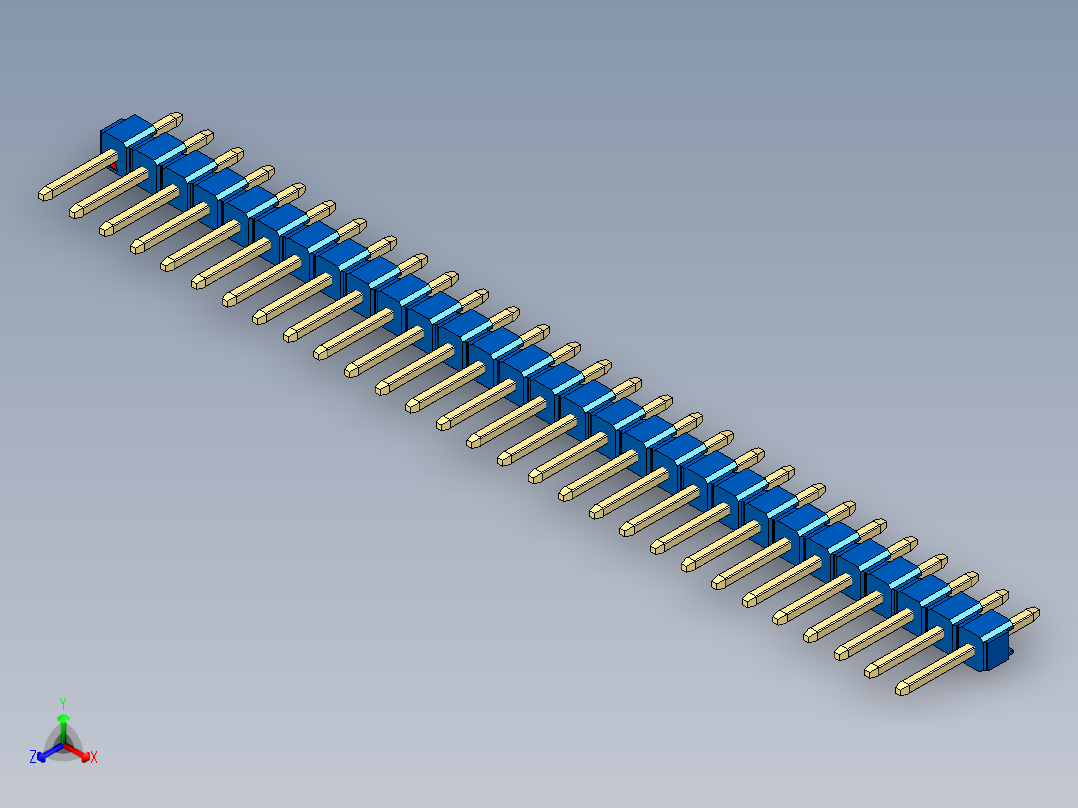 彩色公头100mil（2.54mm）系列-DS1021_blue_1x29p_100mil_Type1_rev1.0