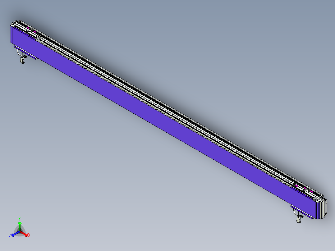 威洛博VL系列直线电机模组-2VL14S3-S2450正等轴测图