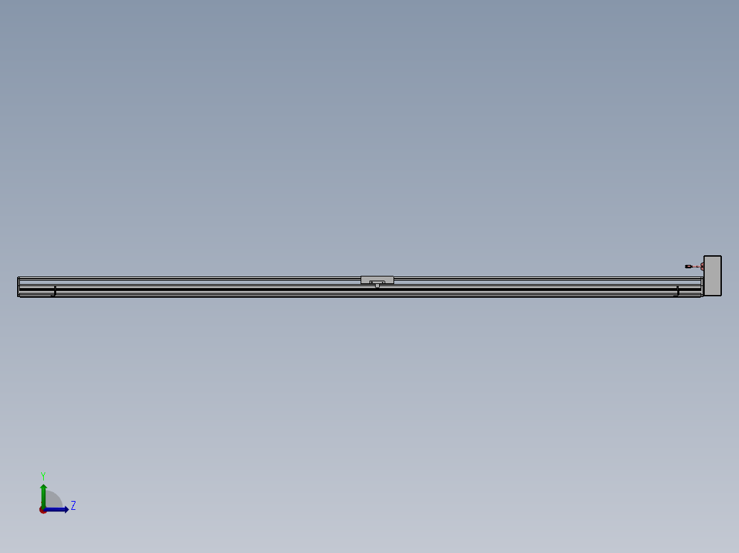 精密模组MT170-L125-2900-LU-M75-C4左视图