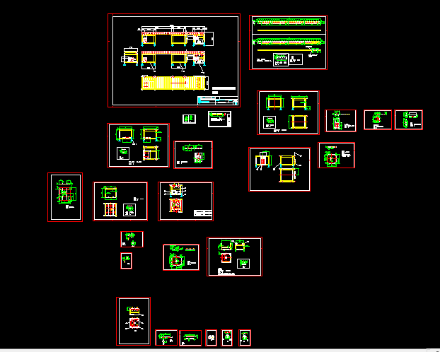 滚筒输送机图纸