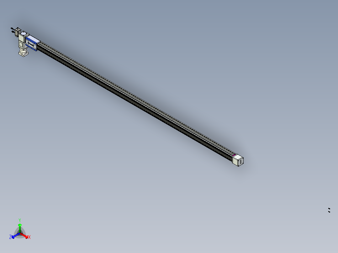 威洛博LB.GB同步带传动--欧规系列GB8-L192-S3350-BL-P75-K正等轴测图