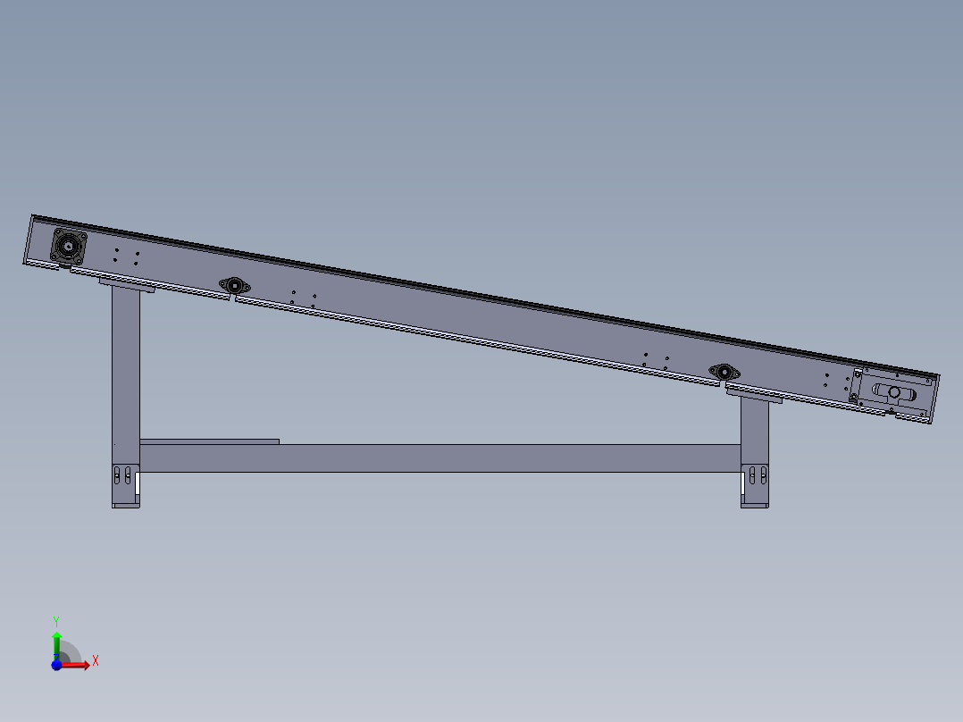 hs-80t-产品输送装置（带式输送机）前视图