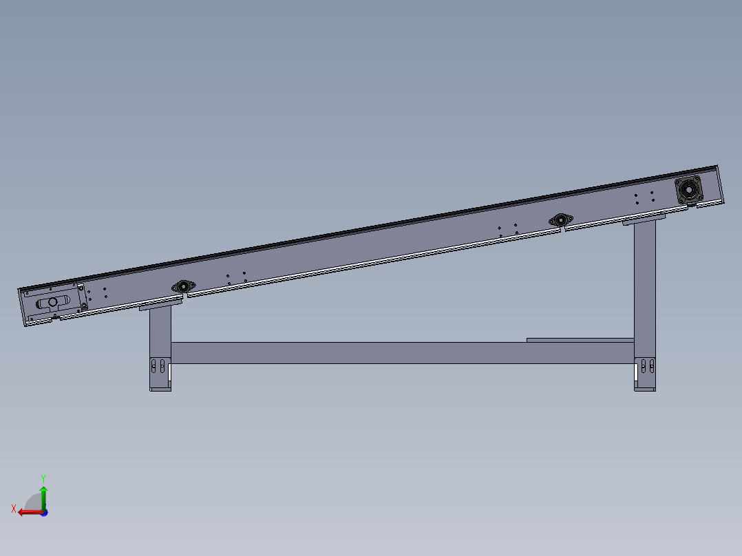 hs-80t-产品输送装置（带式输送机）后视图