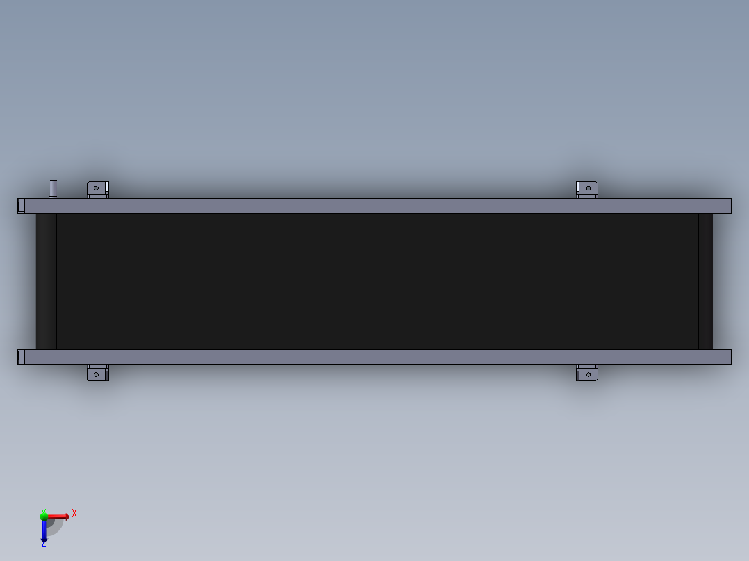 hs-80t-产品输送装置（带式输送机）俯视图