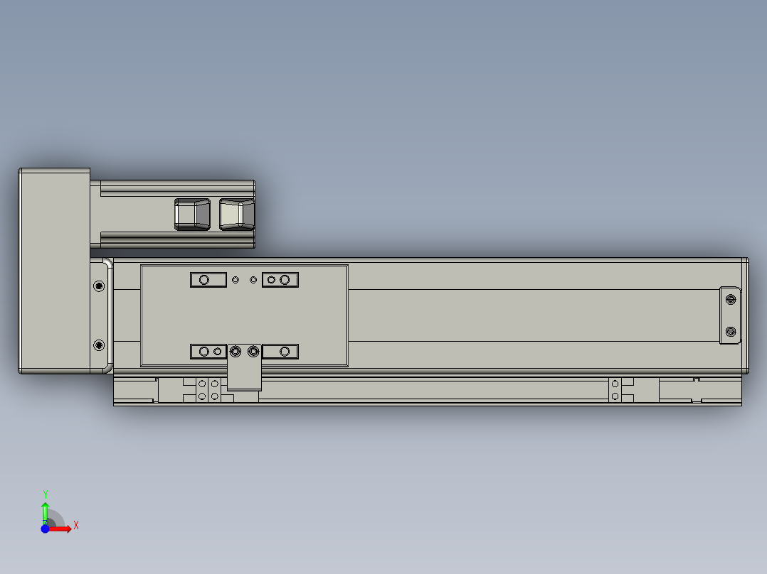 VF丝杆传动-一般环境VT6-L10-C-S200-BR-P10-D4前视图