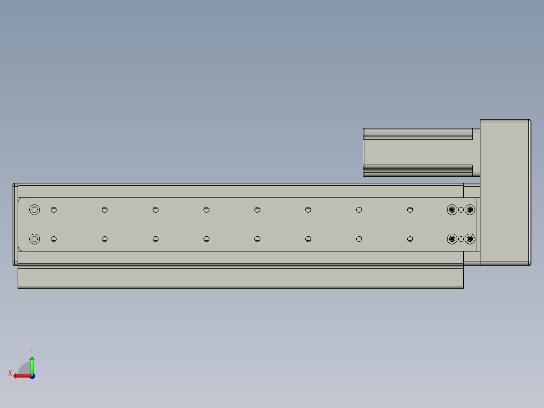 VF丝杆传动-一般环境VT6-L10-C-S200-BR-P10-D4后视图