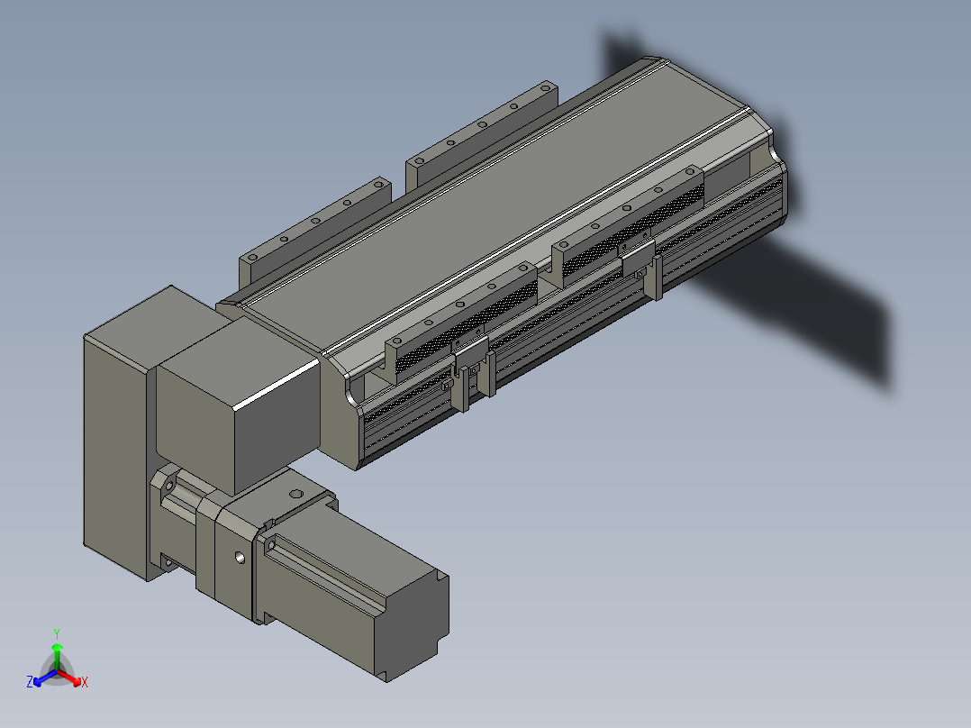 直线模组LHB17-L40-S150-LD设计图纸