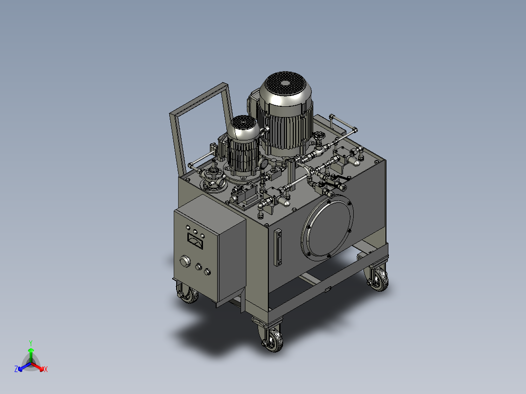 移动移动式HPU压力检测机