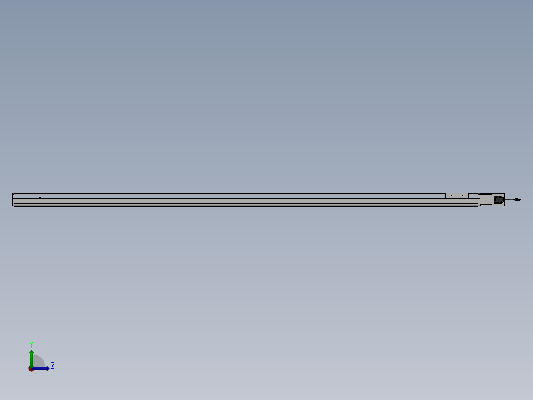 精密模组MT100-L78-2000-R-M10-C4左视图