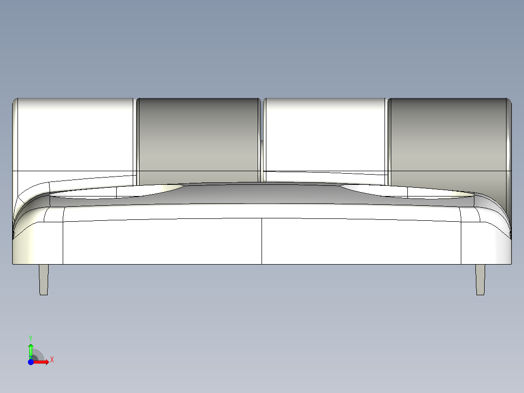 型材-KJN 25-40 COMBI HINGE 095K2540F00前视图