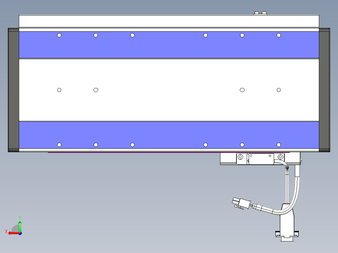 威洛博VL系列3d模型模组VL17E1Y-S250后视图