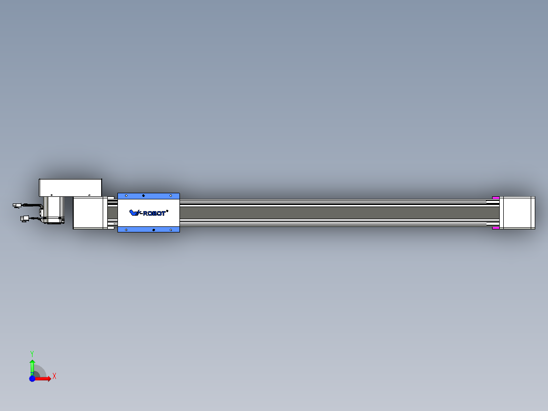 威洛博LB.GB同步带传动--欧规系列GB8-L96-S900-BR-P40前视图
