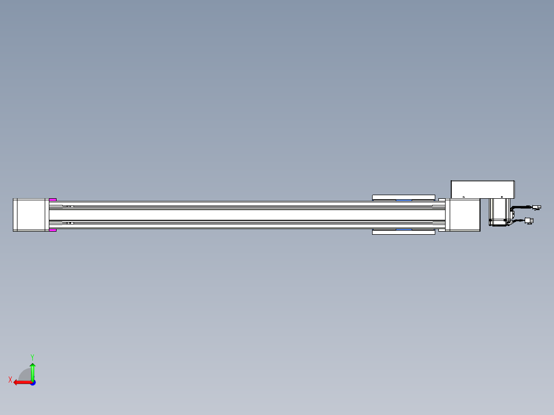 威洛博LB.GB同步带传动--欧规系列GB8-L96-S900-BR-P40后视图