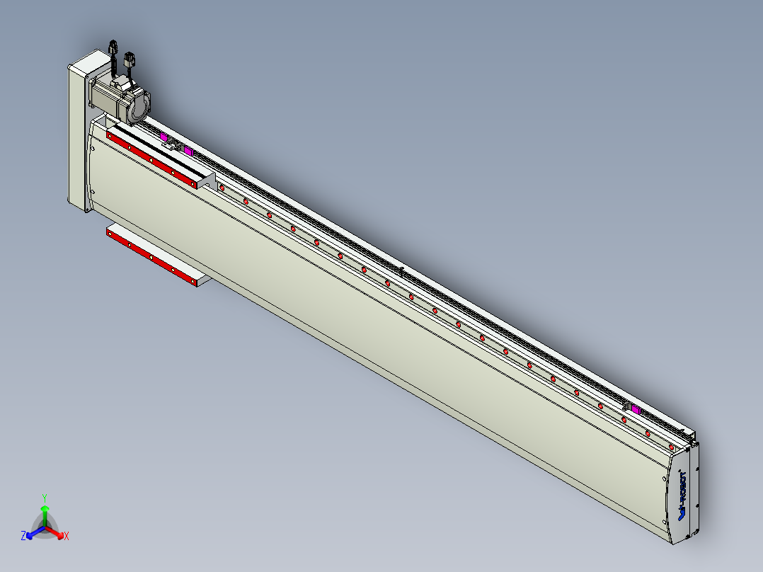 威洛博QF20-Lxx-C-S1140-BR-ZP40-C3正等轴测图