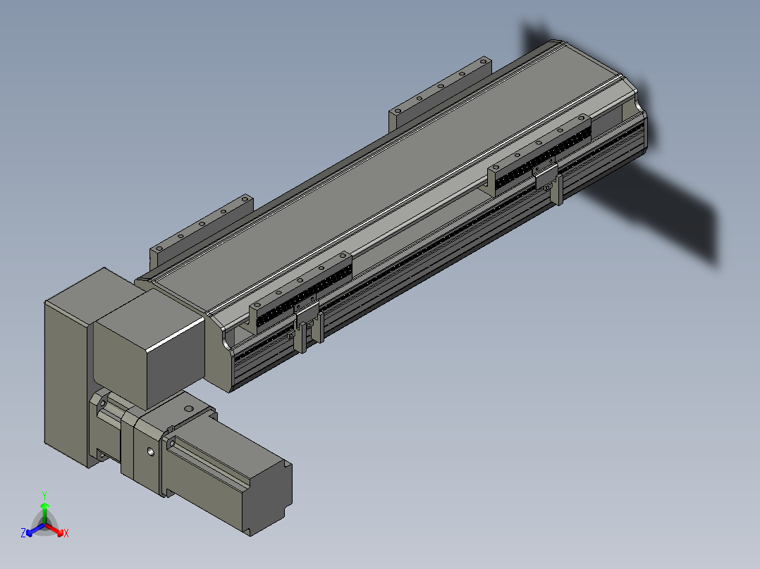 直线模组LHB17-L40-S350-LD设计图纸