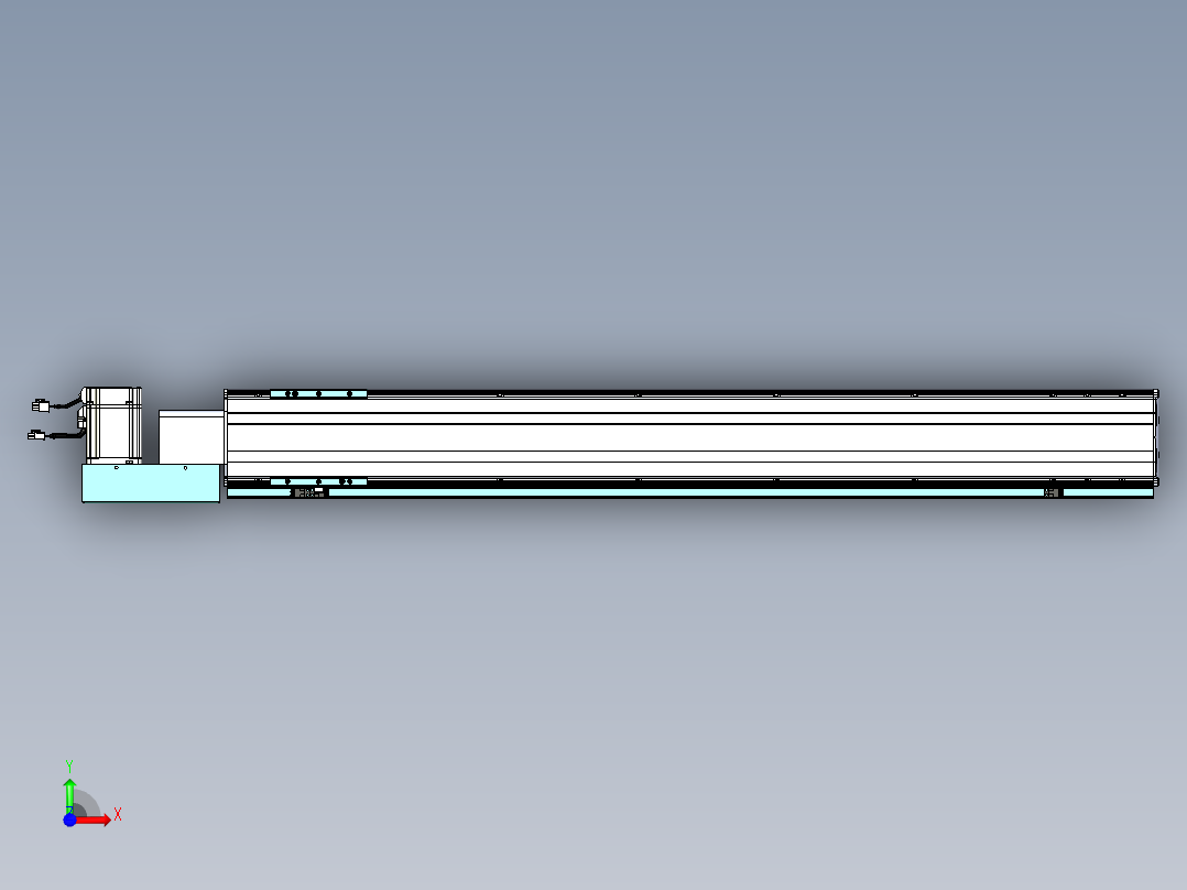 威洛博VBF同步带传动一般环境VBF14-L45-S1050-BL-ZP75-C3前视图