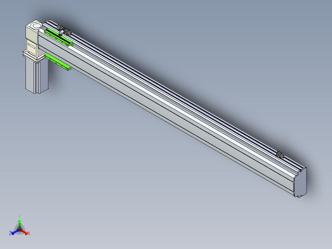 同步带滑台-半封闭B13-L90-S1250-L-Z86-D3