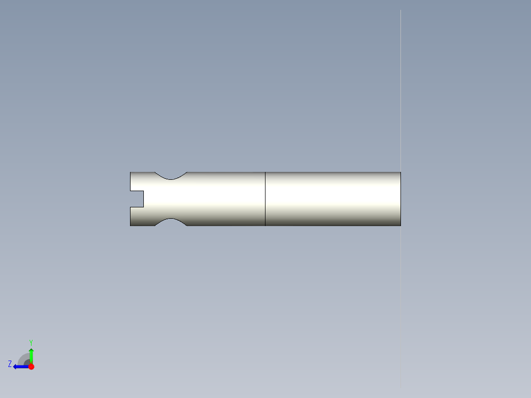 拉伸彈簧配件ASPO.SASPO-3D多系列多零件图纸模型右视图