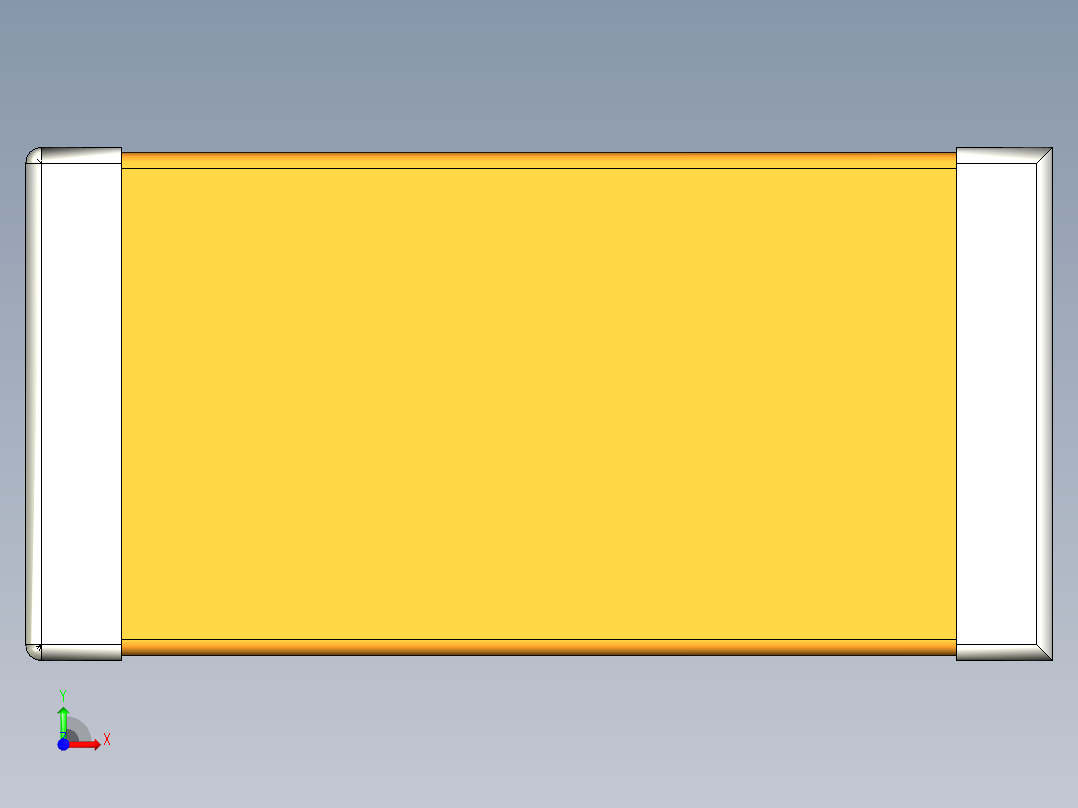 元器件3D封装C1206_11536前视图