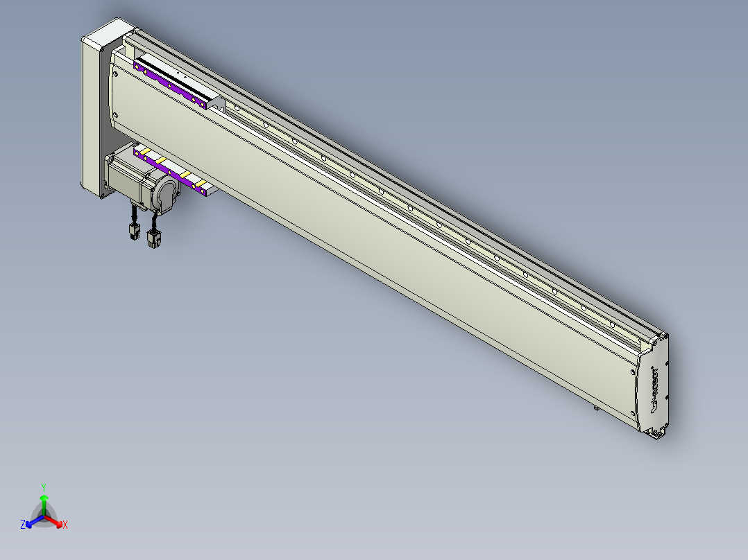 威洛博QF17-Lxx-C-S840-BL-ZP40-C3正等轴测图