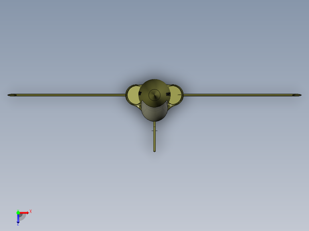 飞机2 (1)俯视图