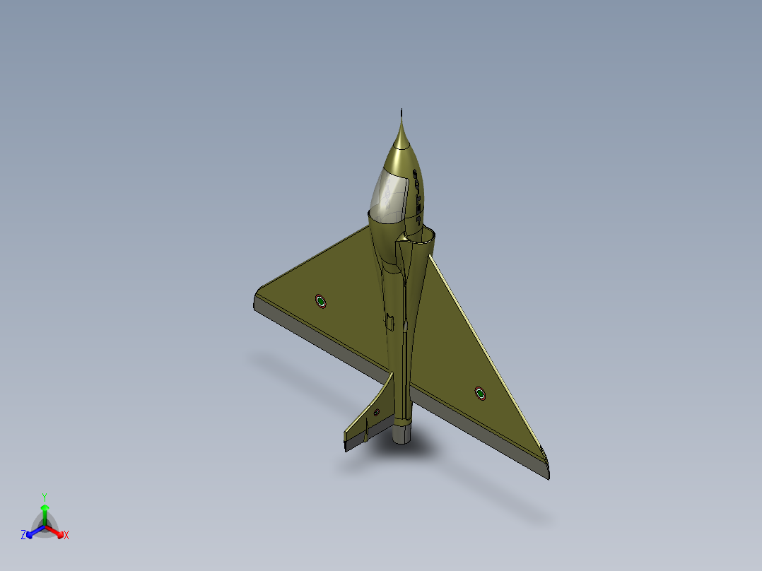 飞机2 (1)正等轴测图