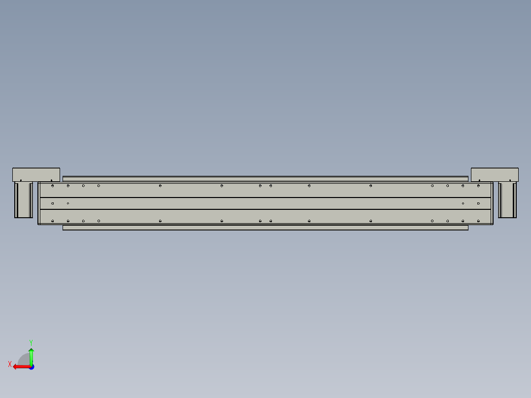 威洛博双电机滑台-VBF14S2-L50-S900-BLR-P40-C6后视图