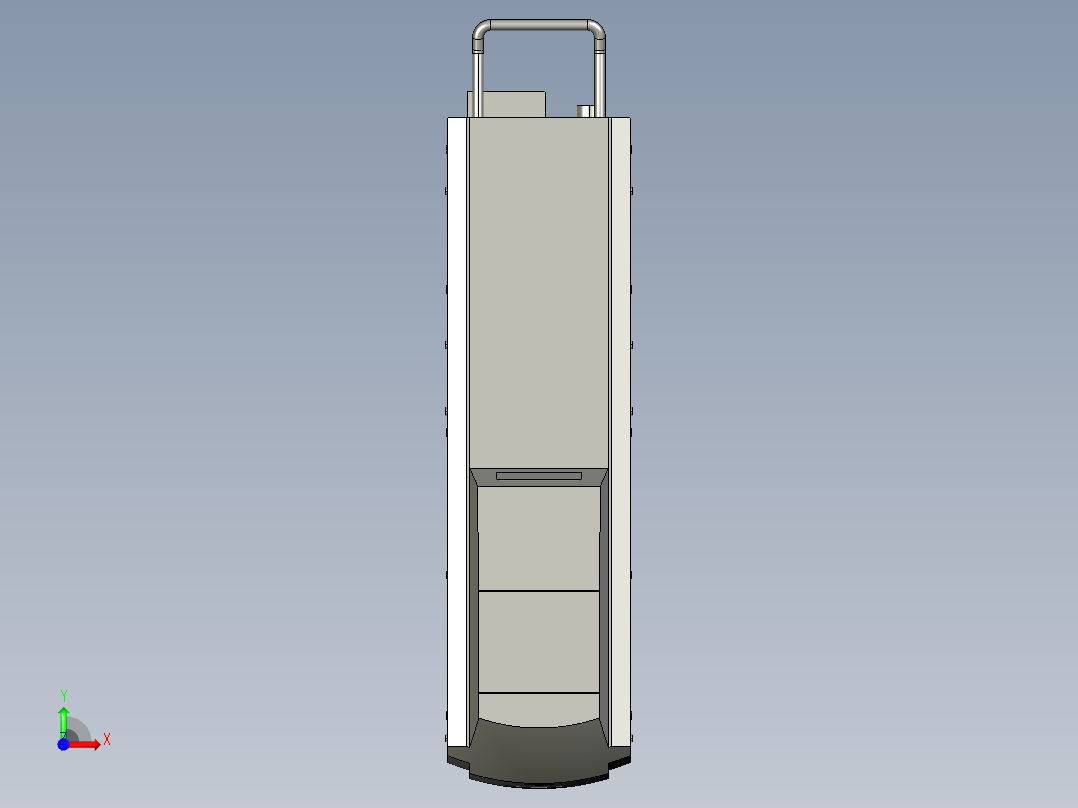 基恩士MD-H9810W_H_kc图纸模型前视图